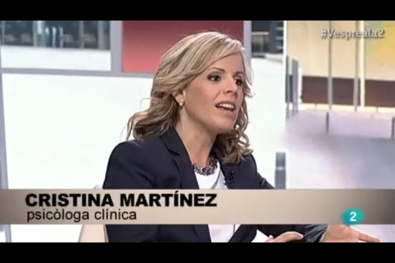 Entrevista a Cristina Martínez el día 30 de abril en TVE 2