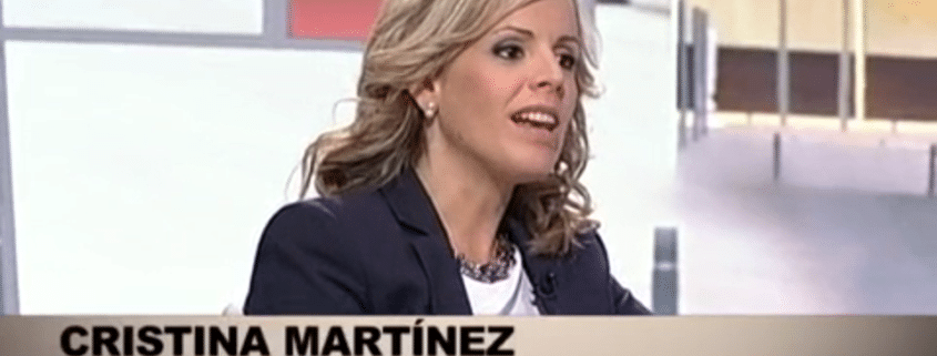 Entrevista a Cristina Martínez el día 30 de abril en TVE 2